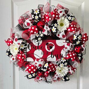 🐞 "Cute as a Bug" Ladybug Wreath 🐞